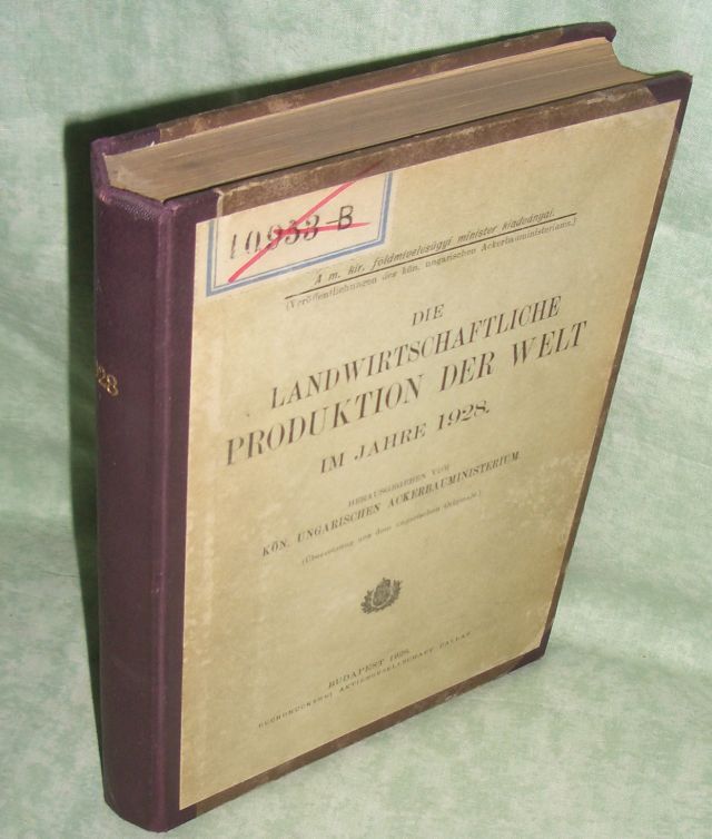 Landwirtschaftl. Produktion 1928